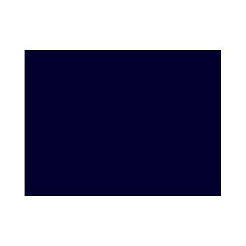 1 X Polyester Cotton Broadcloth NAVY BLUE Fabric By the Yard