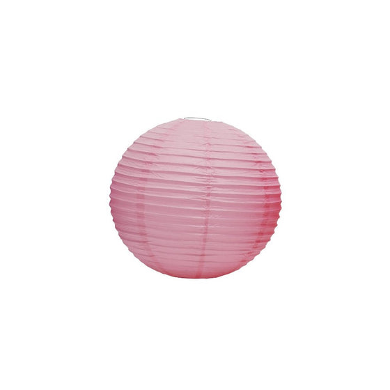 Weddingstar Round Paper Lantern, Medium, Pastel Pink