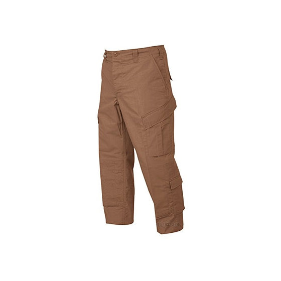 TRU-SPEC 1271005 Tactical Response Uniform Pants, Polyester Cotton Rip-Stop, Large Regular, Coyote
