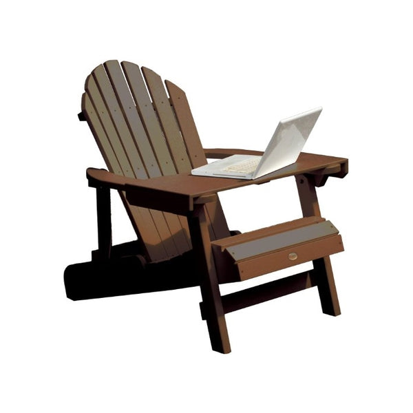 Highwood Adirondack Laptop/Reading Table, Weathered Acorn