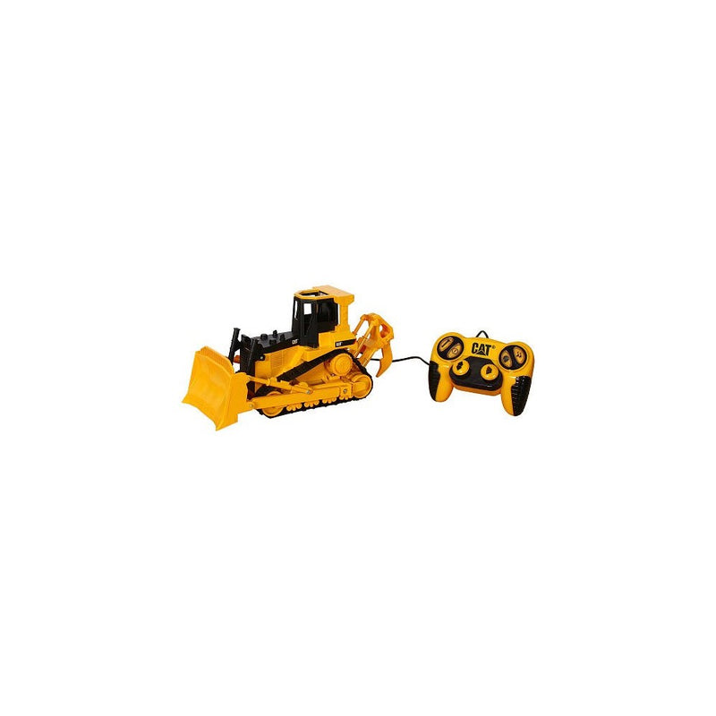 Toy State Caterpillar Construction Machines Light and Sound Job Site Machine Bulldozer (Styles May Vary)