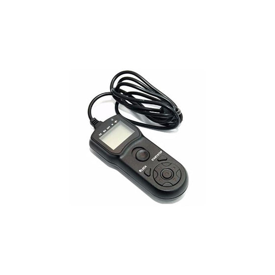 JJC TM-M LCD Timer Remote Control for Nikon D600 D7100 D7000 D5200 D5100 D5000 D3200 (Black)