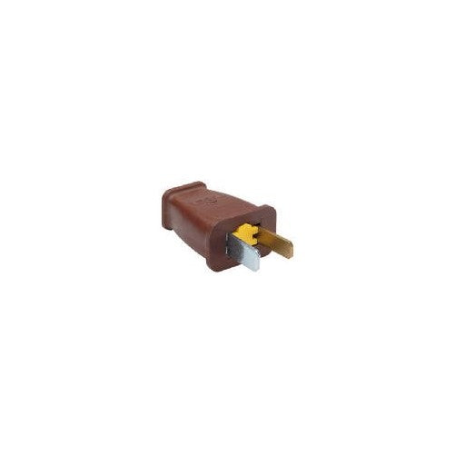 Pass & Seymour Dead Front Plug 15 Amp Ul 16 Awg Brown Bulk