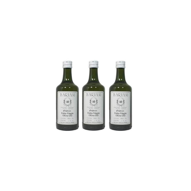 Bariani California Extra Virgin Olive Oil - 3X 1/2 Liter