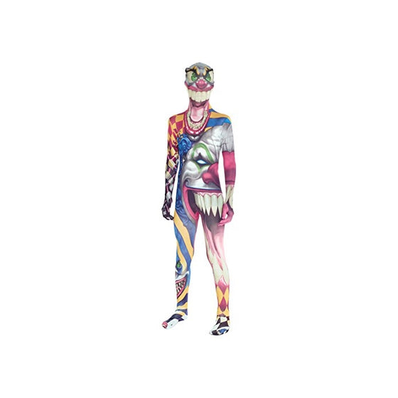 Morphsuits Kids Clown Monster Costume - Large 4'-4'6/10-12 Years