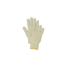 MAGID GLOVE & SAFETY 93CT Knit Cotton Utility Glove, Small, White
