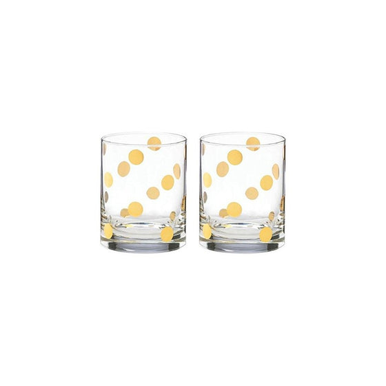 kate spade new york Pearl Place DOF Glass, Set of 2