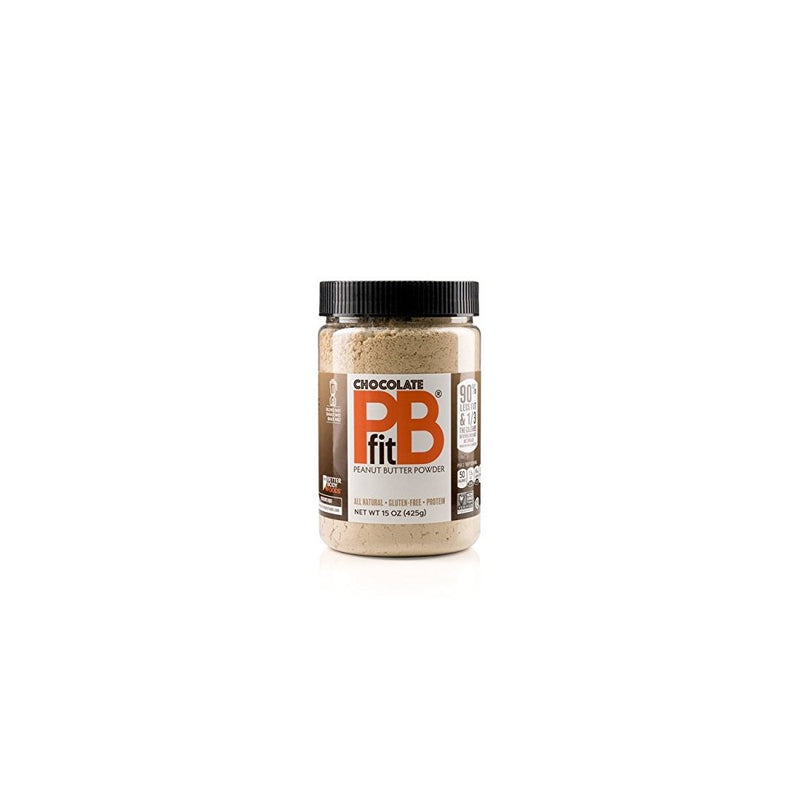 PBfit All-Natural Chocolate Peanut Butter Powder, Produced by BetterBody Foods, 15 Ounce