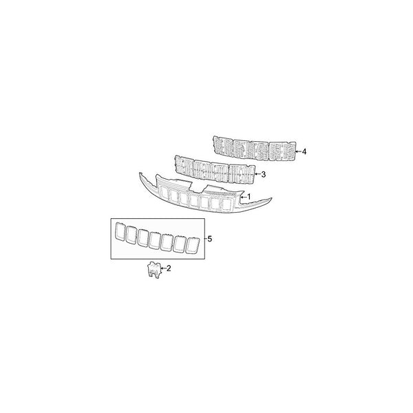 Mopar Performance 68227779AA MOPAR Trim Ring