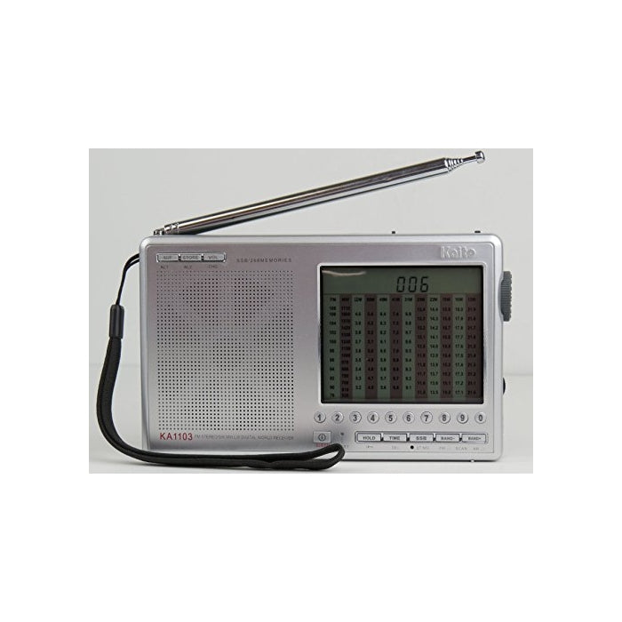 Kaito KA1103 Worldband Radio, Silver