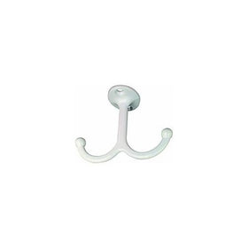 National Hardware N245-852 V165 Undershelf Coat Hook, White