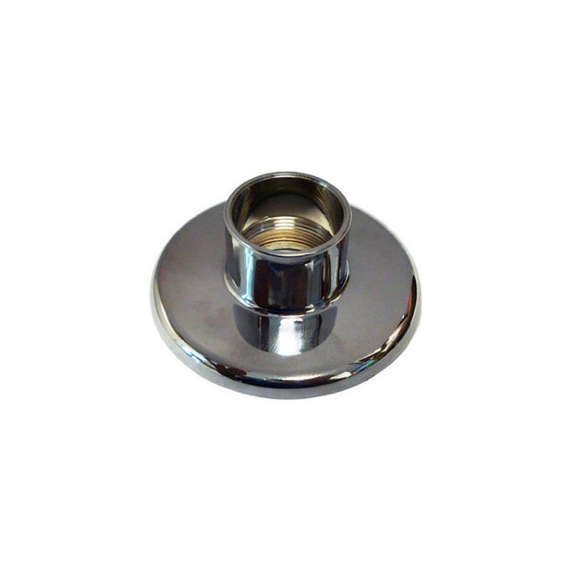 UNITED STATES HDW P597C Chrome Finish Mobile Home Bath Tub Faucet Flange, 2" by 3"