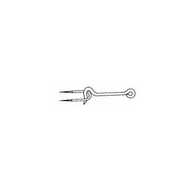 National Hardware N122-242 V2102 Gate Hook Zinc plated, 6"