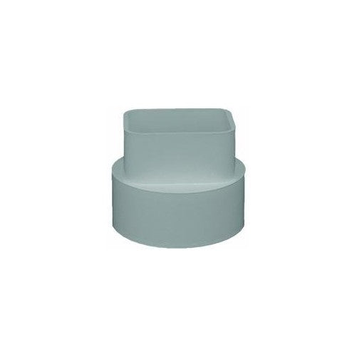 Genova Products S45234 Styrene Downspout Adapter, 2" x 3" x 4"