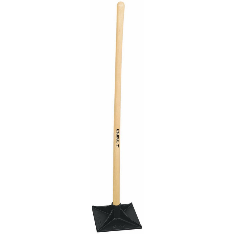 Truper 31367 10-Inch X 10-Inch Tamper, 17-Pound, Wood Handle, 48-Inch