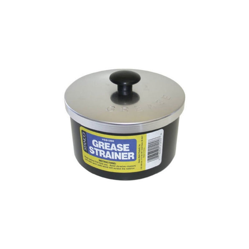 Stanco GS1200 Non-Stick Grease Strainer, Black