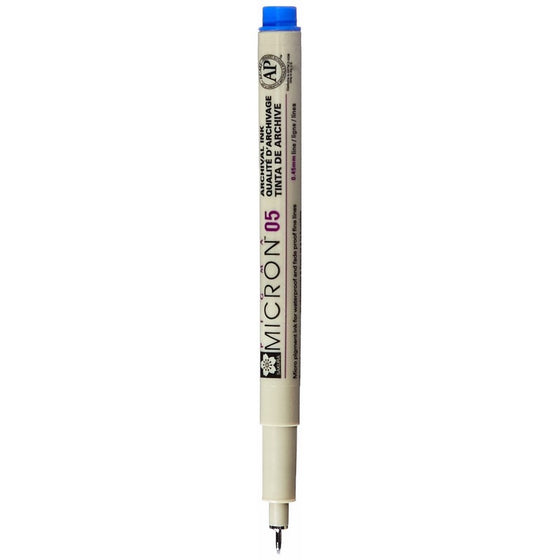 Sakura Pigma Micron Open Stock Pen, 0.45mm, Blue, No.5