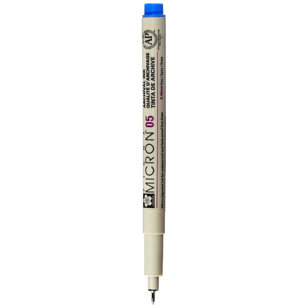 Sakura Pigma Micron Open Stock Pen, 0.45mm, Blue, No.5