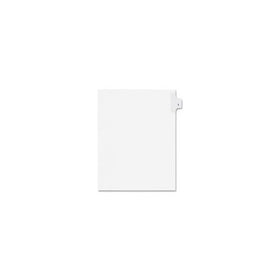 Kleer-Fax 91038 90000 Series Legal Exhibit Index Dividers, Side Tab, Printed 38", 25/Pack