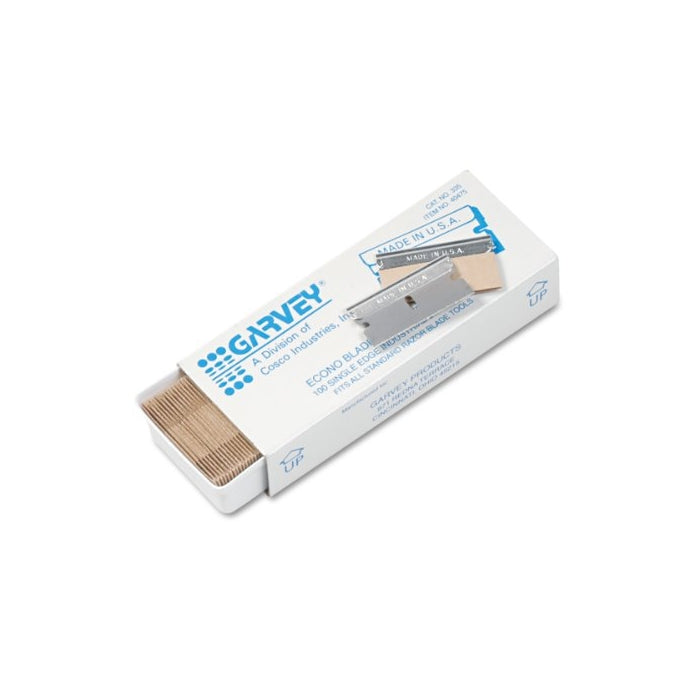 Garvey Economy Single Edge Cutter Blade, Box of 100 (40475)