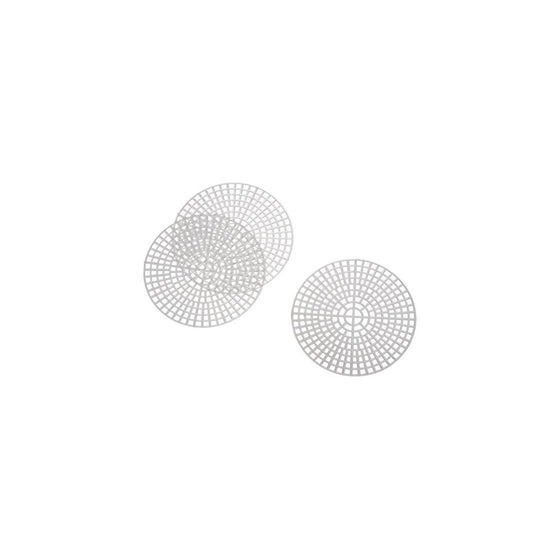 Darice 10-Piece Round Plastic Canvas Shape, 3-Inch, Clear