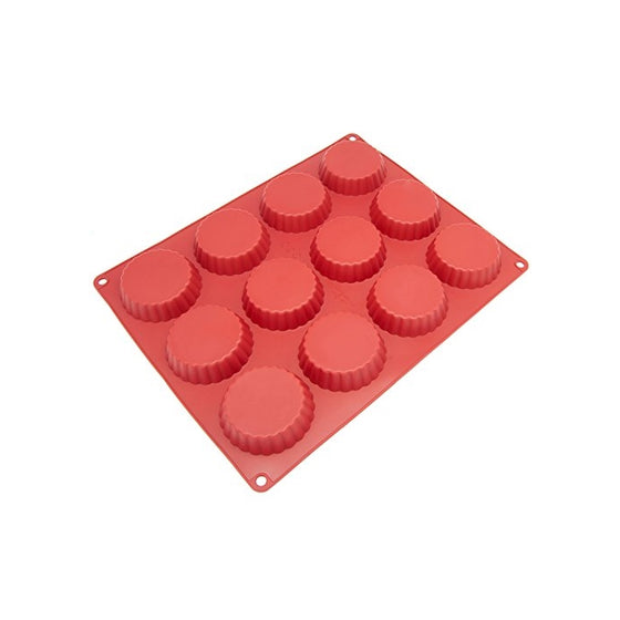 Freshware 12-Cavity Silicone Tartlet Pan