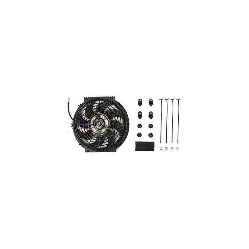 Godspeed Universal Electric Radiator Slim/thin 14" with Fan Strap 1500 Cfm