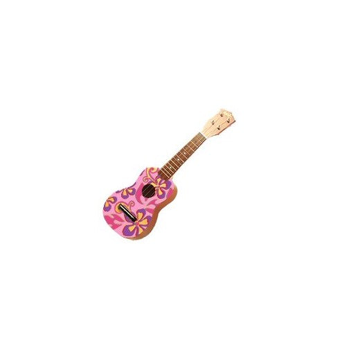 Pink Aloha Floral Ukulele 21"