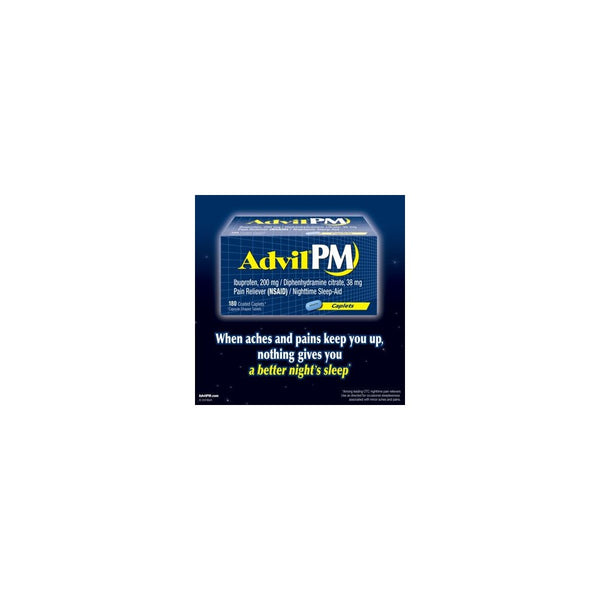 Advil PM Caplets - 180 ct