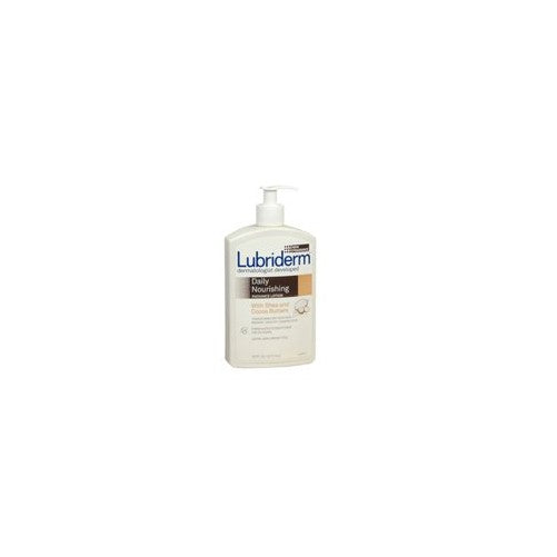 Lubriderm Skin Nourishing with Shea & Cocoa Butters Moisturizing Lotion 16 oz (Pack of 6)