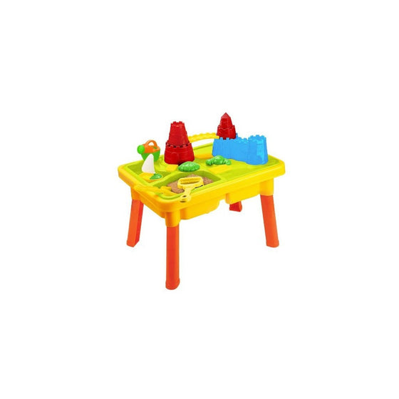 Sandbox Castle 2-in-1 Sand and Water Table with Beach Play Set for Kids