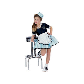 Rubies 50s Favorite Girls Car Hop Costume, Large , Multi