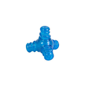 Boss Pet Chomper Mongoose Four Prong Squeaker Toy for Pets, Assorted Colors