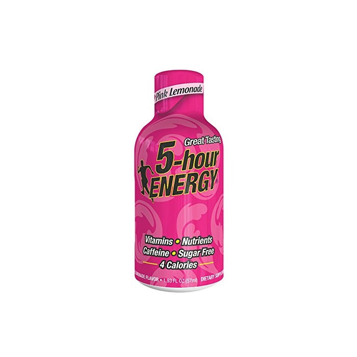 5 Hour Energy Drink Shot, Pink Lemonade, 6 Count