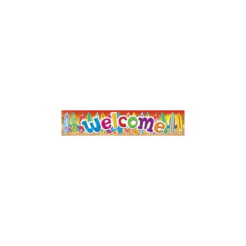 Teacher Created Resources 5388 Surf's Up Welcome Banner