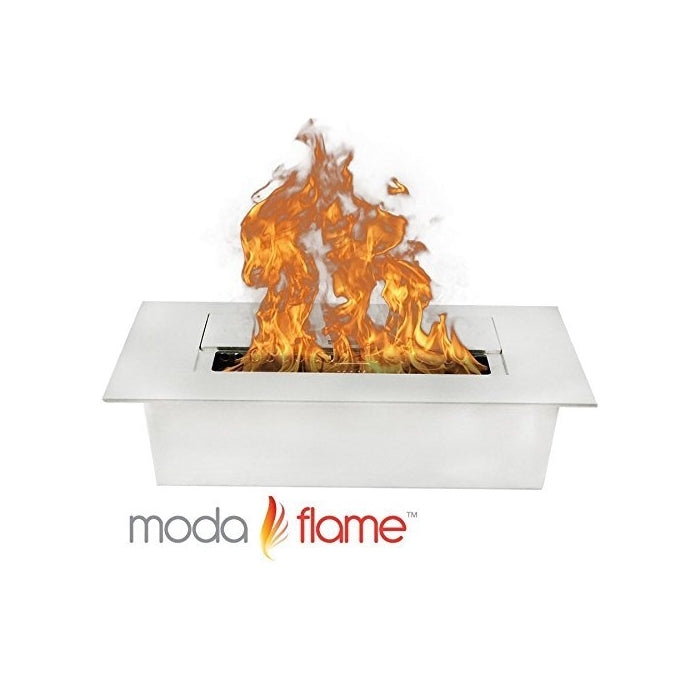 Moda Flame 12" Ventless Ethanol Fireplace Burner Insert