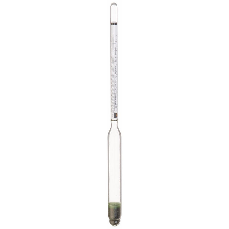 Hydrometer - This is a Triple Scale Hydrometer for Home Brewing - Beer and Wine Making - Test Density, Alcohol and Brix - Guaranteed Accurate