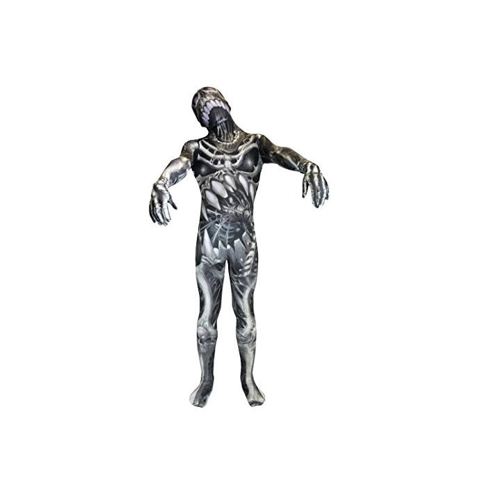 Morphsuits Kids Skull & Bones Monster Costume - Large 4'-4'6 / 10-12 Years