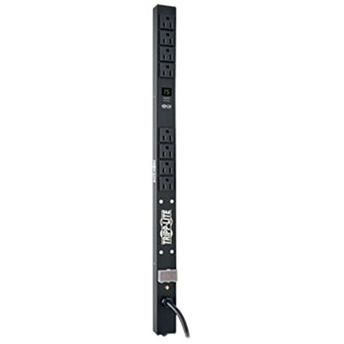 Tripp Lite Metered PDU, 15A, 8 Outlets (5-15R), 120V, 5-15P, 15 ft. Cord, 0U Vertical Rack-Mount Power (PDUMV15-24)