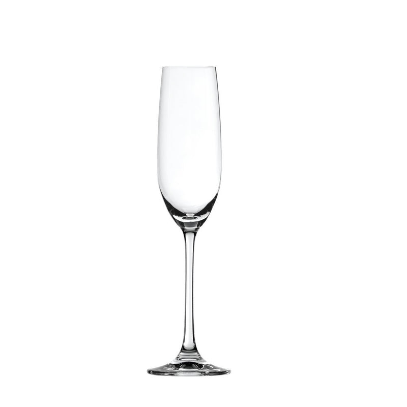 Spiegelau Salute Sparkling Wine Champagne Flute - (Clear Crystal, Set of 4)