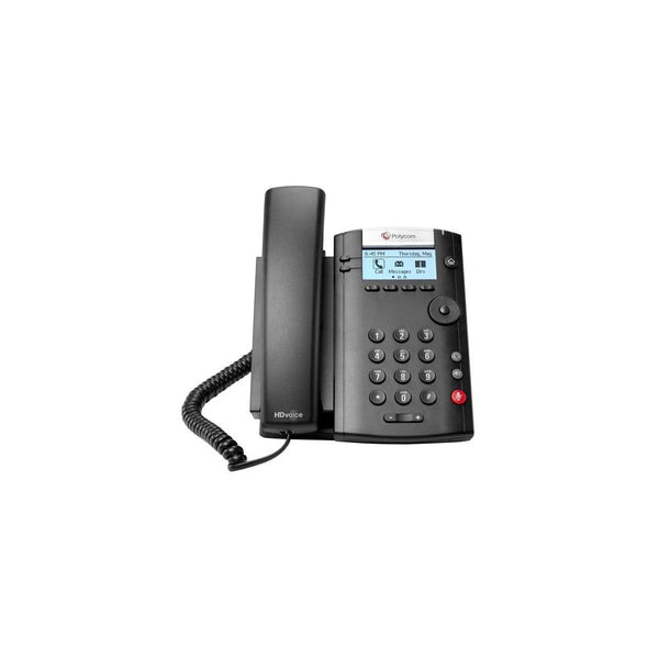 Polycom VVX 201 2-Line PoE Business Media Phone (2200-40450-025) - Power Supply Not Included