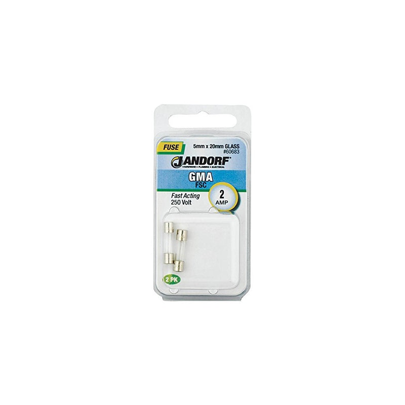 Jandorf Specialty Hardw Fuse Gma 2A Fast Acting 60683