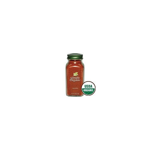Simply Organic Cayenne Pepper Certified Organic Containers - 2.89 Oz (Pack of 2)