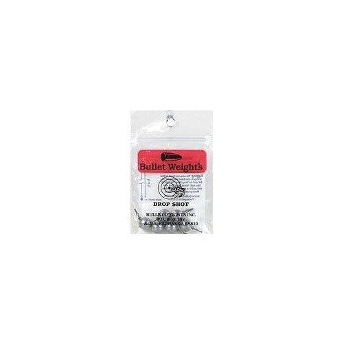 Bullet Weight DS14 1/4-Ounce Lead Drop Shot, Silver Finish