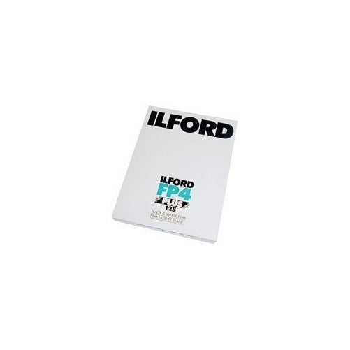 Ilford FP4 Plus Fine Grain Medium Speed Black and White Film, ISO 125, 4x5"-25 Sheets