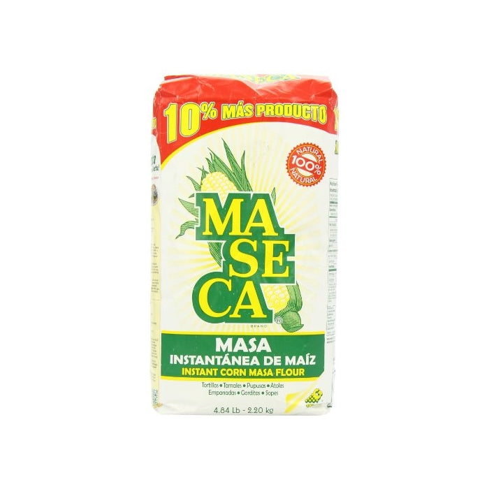 Maseca Instant Yellow Corn Masa Flour 4.84lb | Masa Instantanea de Maiz Amarillo 2.2kg