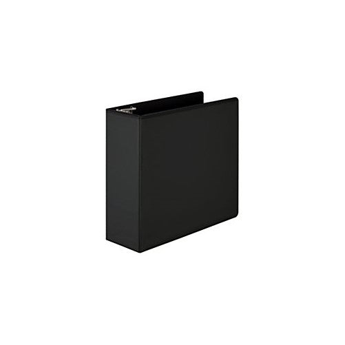 Wilson Jones 4 Inch 3 Ring Binder, Basic D-Ring View Binder, Black (W386-54BA)