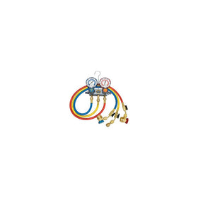CPS MA1234: Pro-Set Manifold A/C Gauge Set with Hoses (R-12, R-134A)