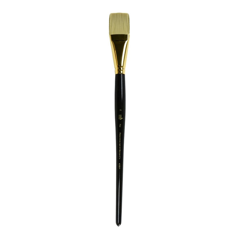 Princeton Artist Brush Dakota, Brushes for Acrylic and Oil Series 6300, Flat Synthetic Hog Bristle, Size 16