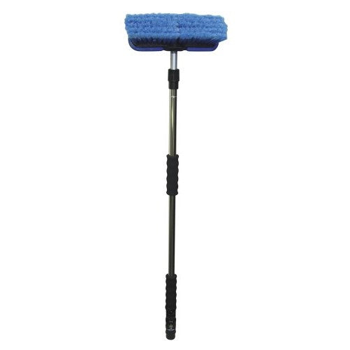 Carrand 93089 Flow-Thru 10" Wash Brush with 68" Extension Pole